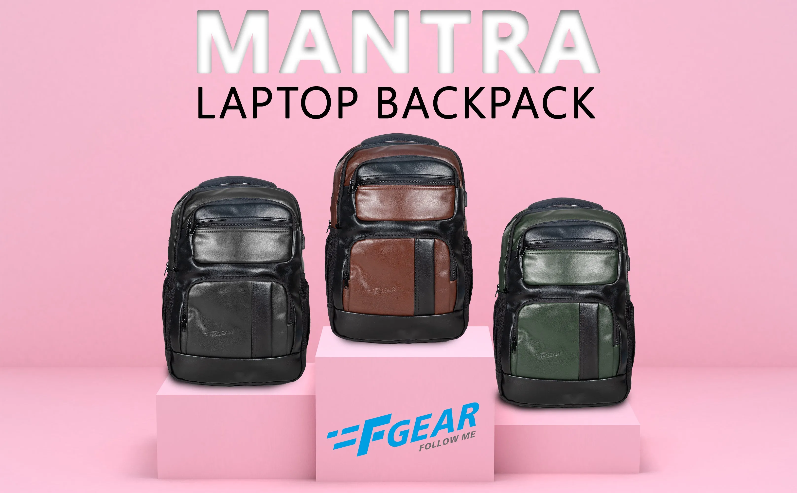 Mantra V2 28L Olive Green Laptop Backpack with raincover