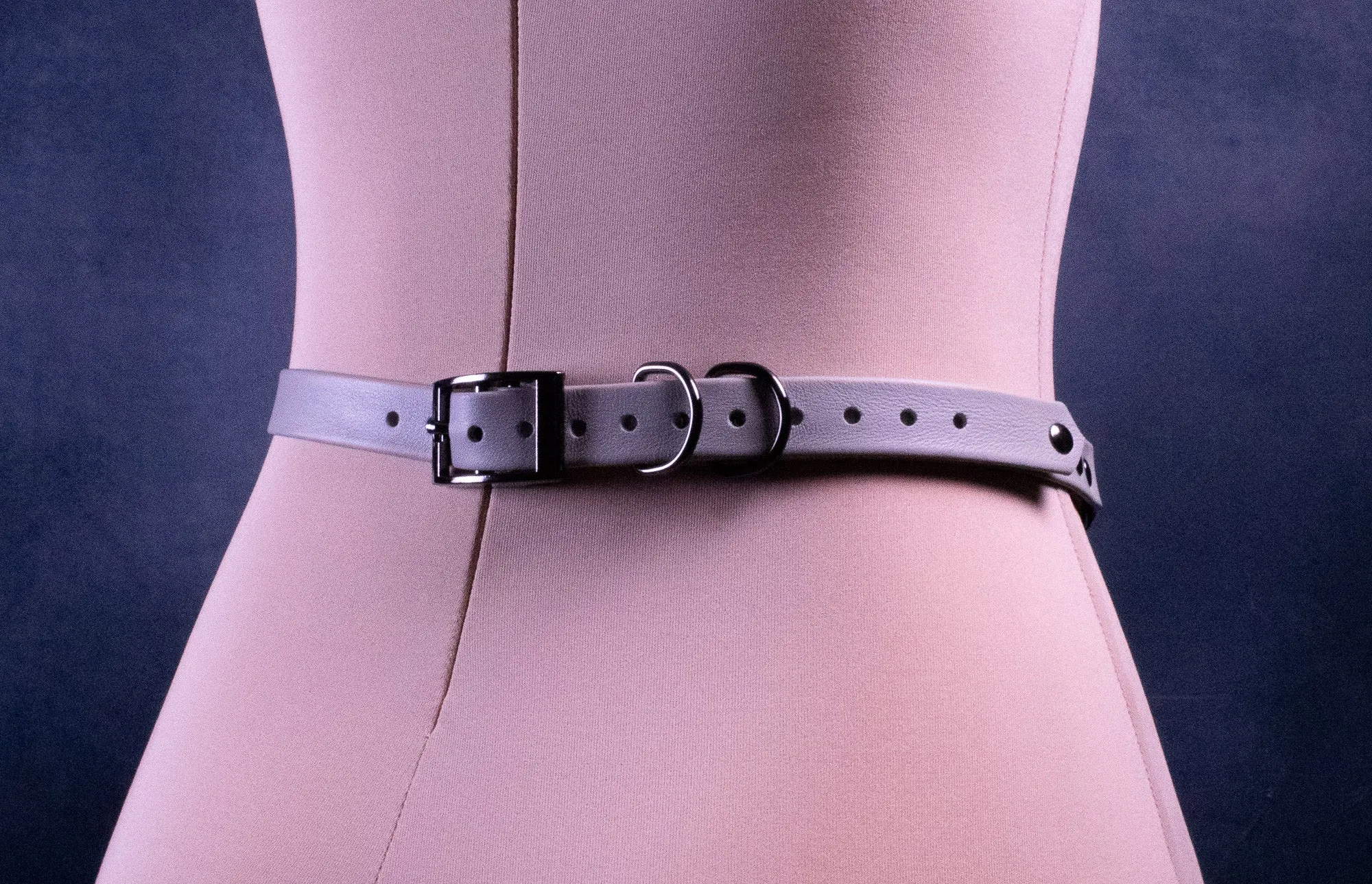 MARTINGALE BELT - Mushroom Leather_ LIMITED _