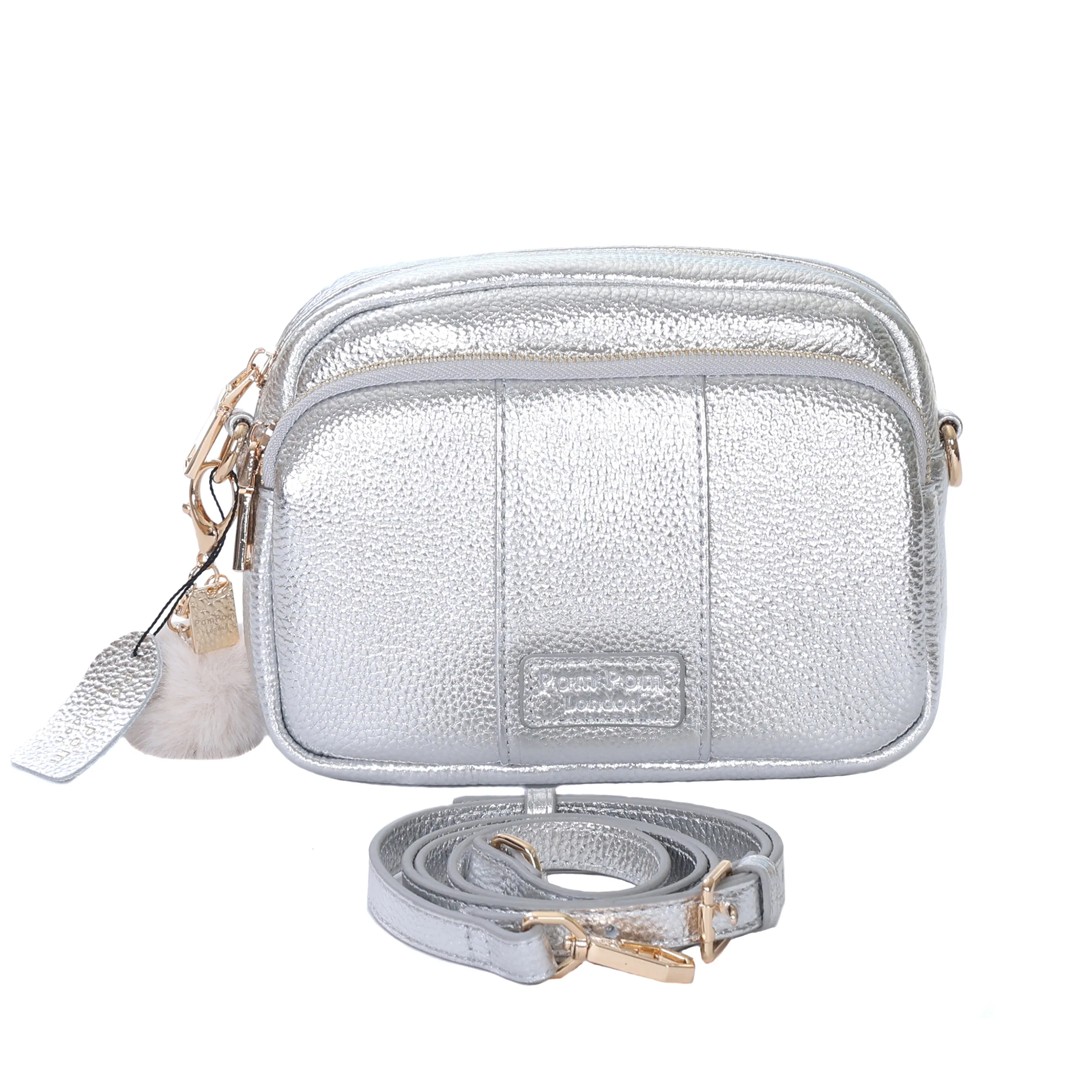 Mayfair Bag Metallic Silver & Accessories