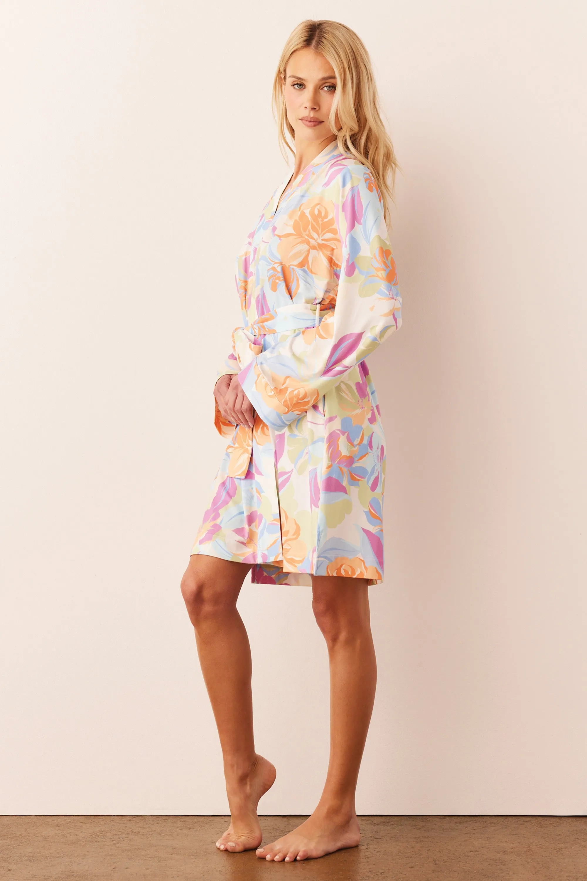 Meadow Classic Short Robe | Dreamscape