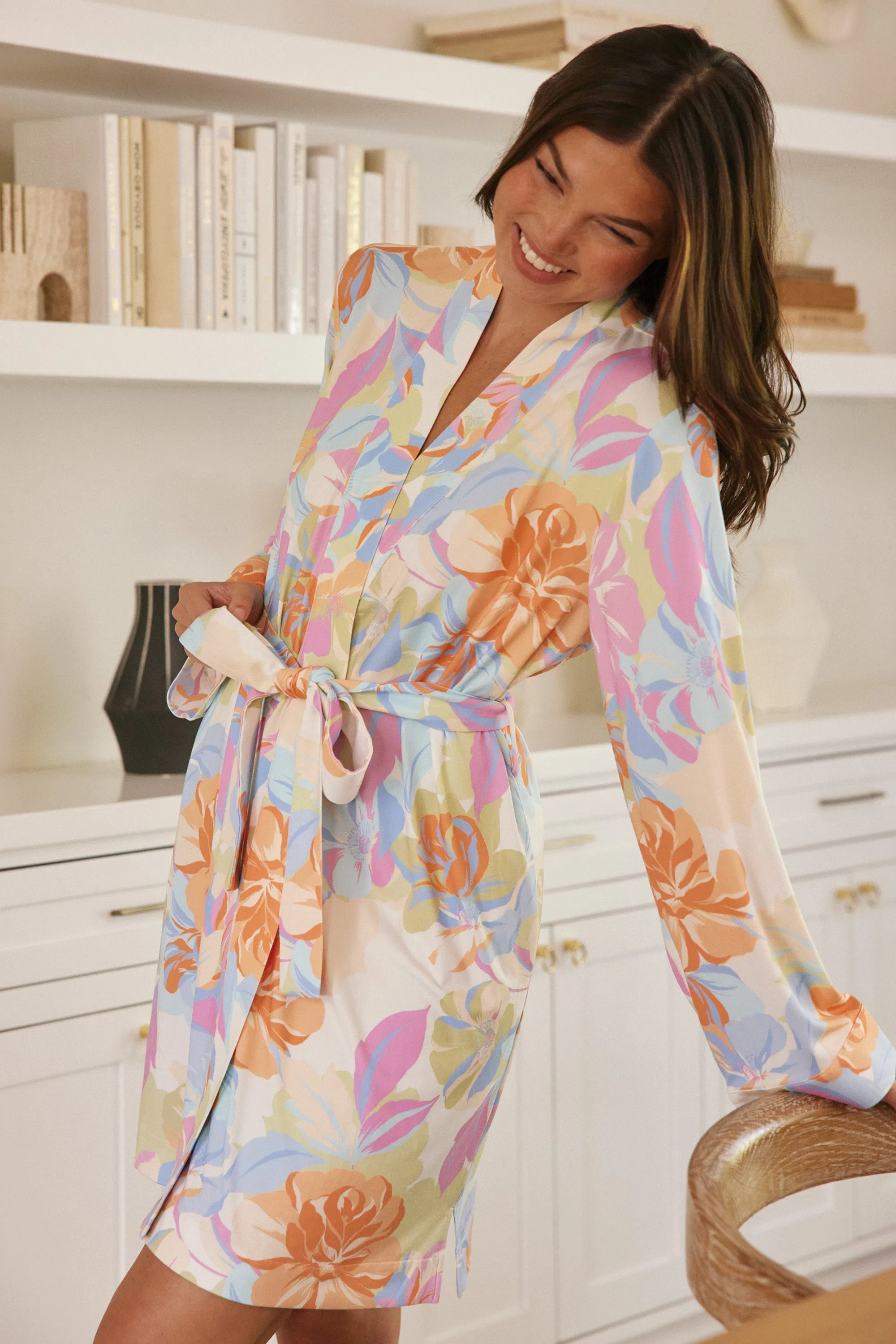 Meadow Classic Short Robe | Dreamscape