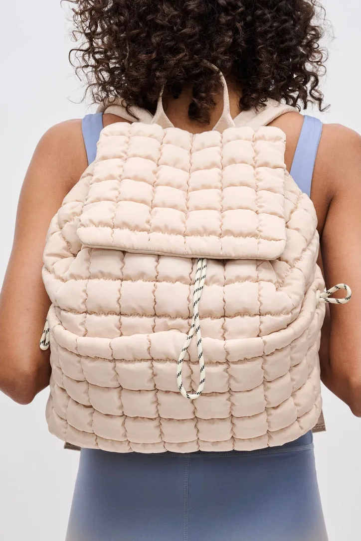 Meringue Quilted Backpack