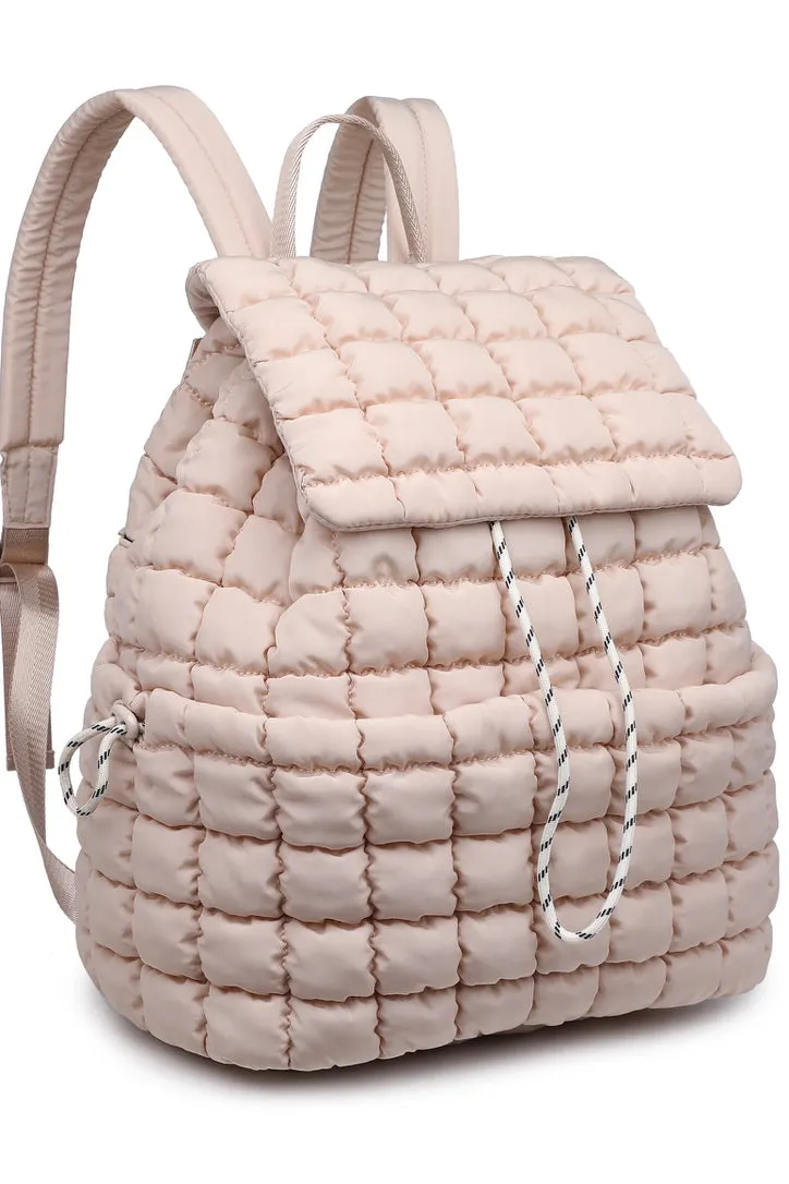 Meringue Quilted Backpack