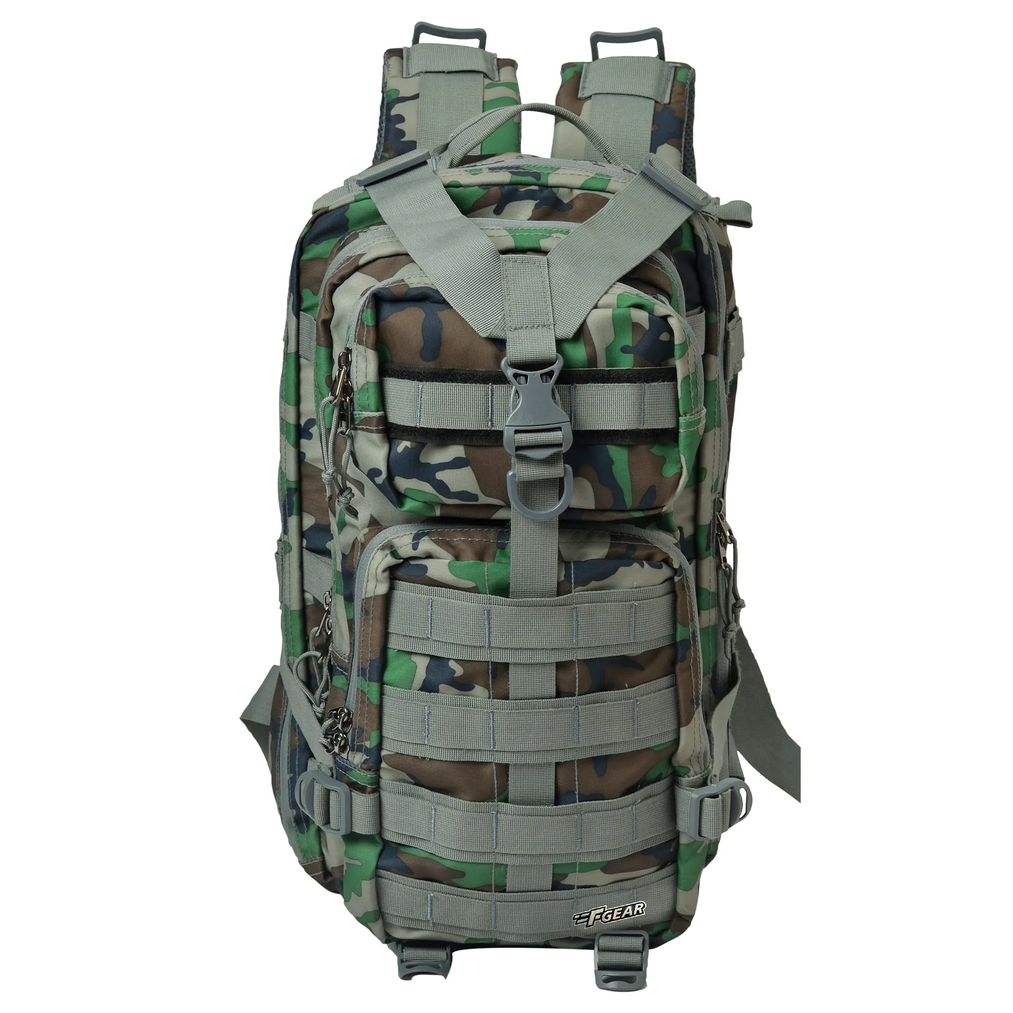 Military Tactical 29L Woodland A Camo Rucksack