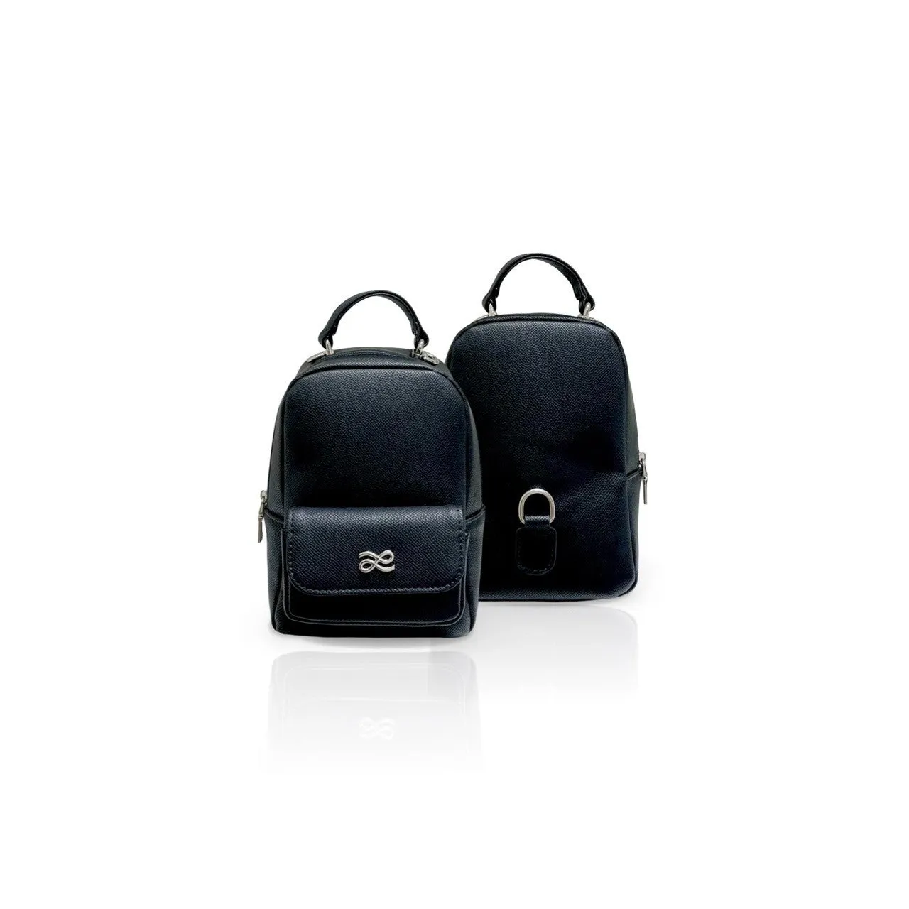 MINI BACKPACK PU BLACK