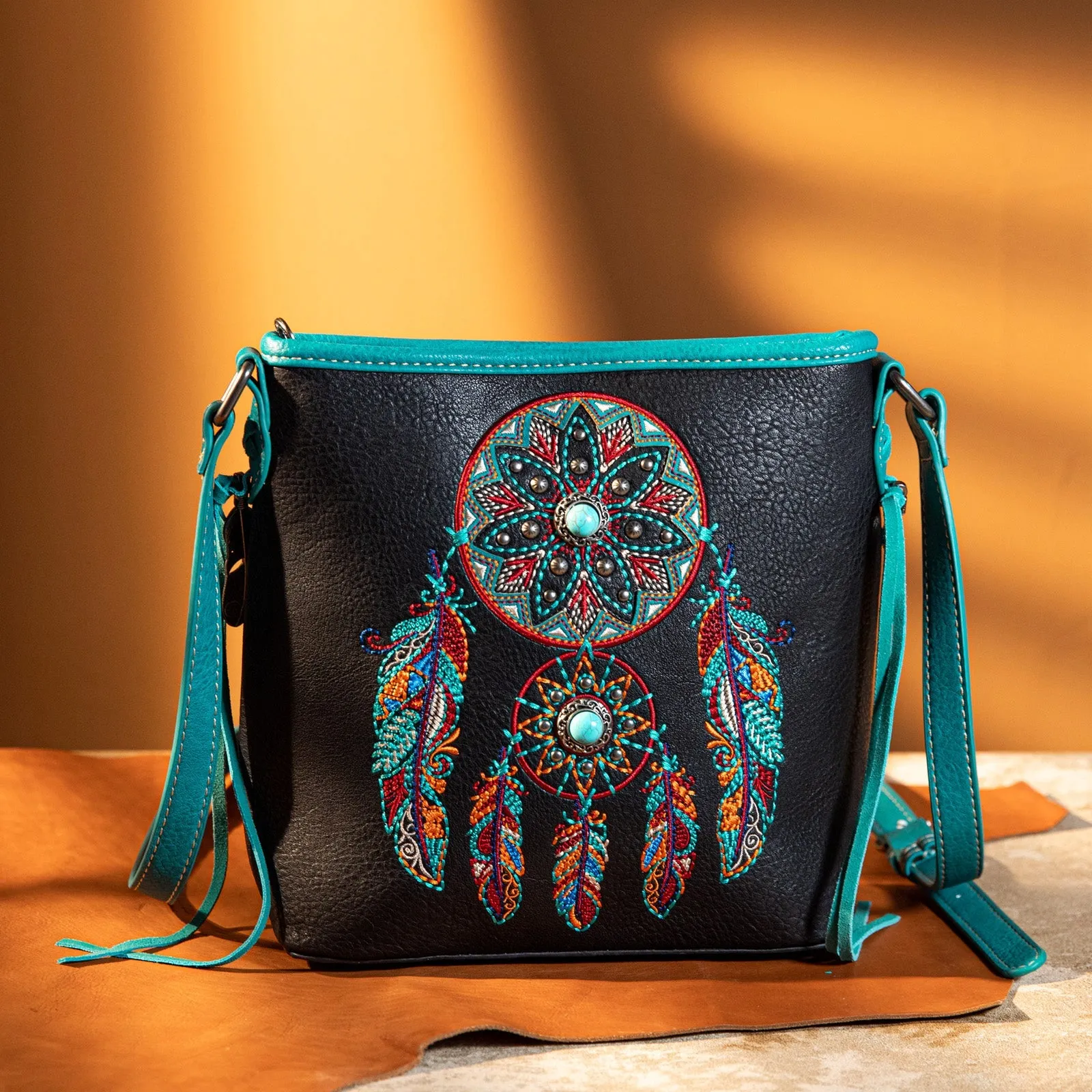 Montana West Dream Catcher Concealed Carry Crossbody Bag