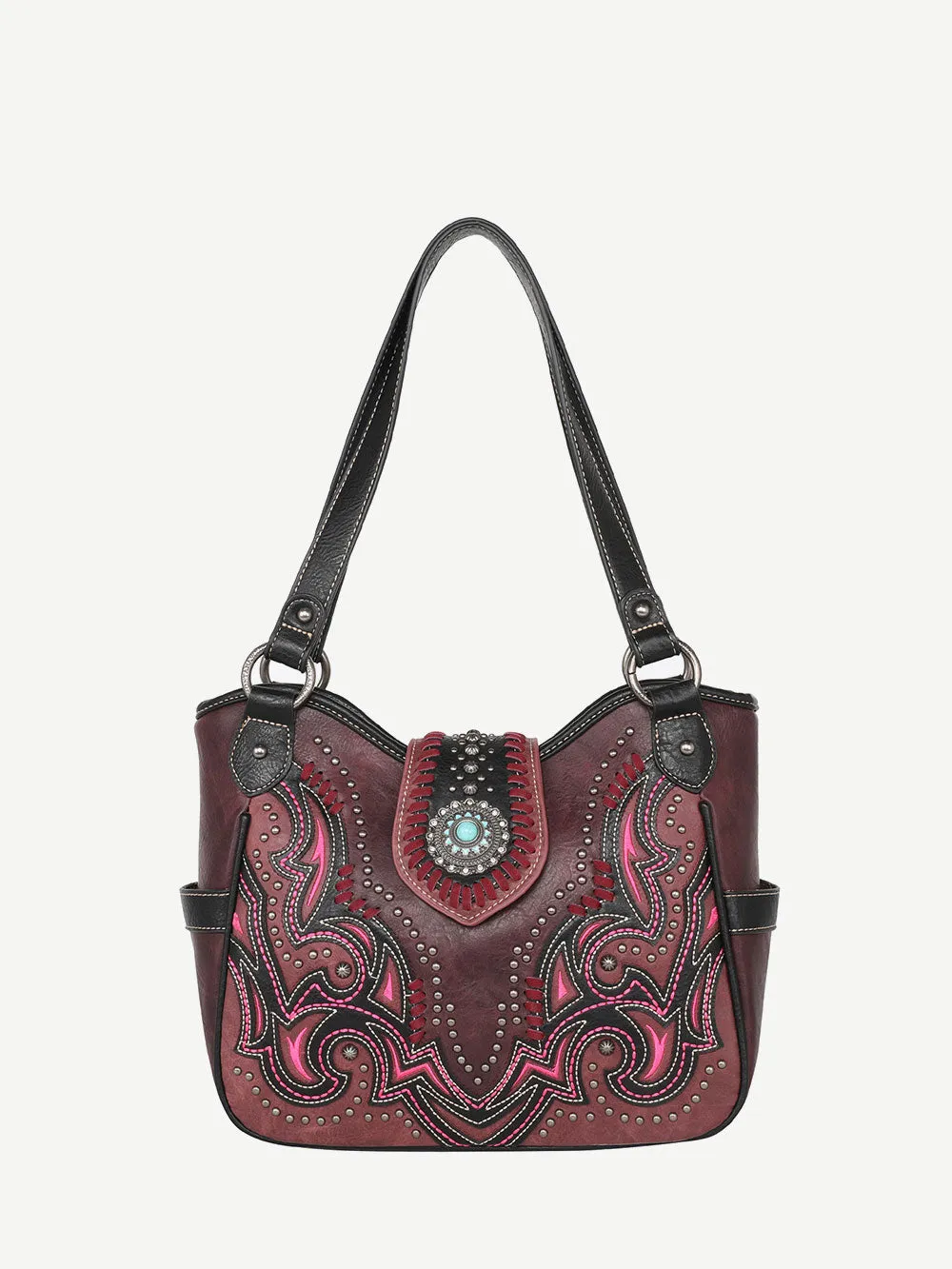 Montana West Laser Cut-out Buckle Concealed Carry Tote