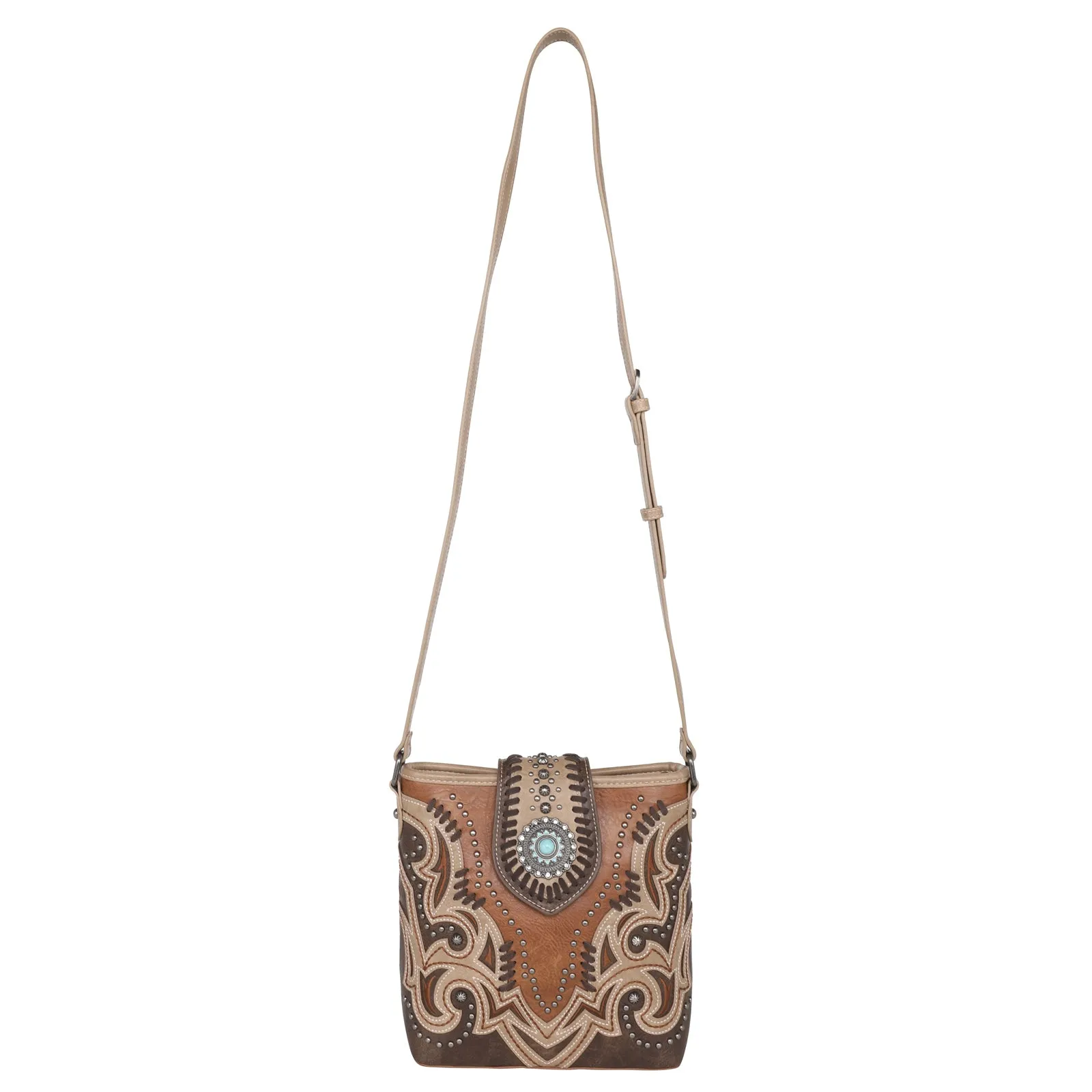 MW1144G-9360 Montana West Cut-out Collection Concealed Carry Crossbody