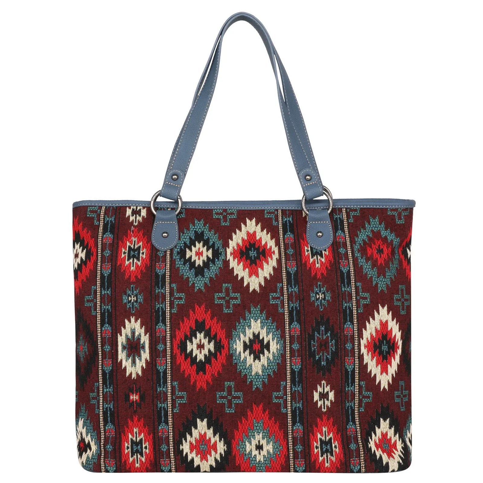 MW1174G-8112 Montana West Aztec Tapestry Concealed Carry Tote