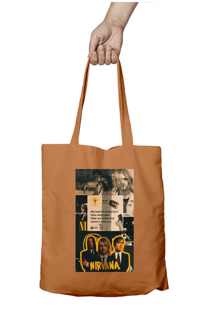 Nirvana Inspired Tote Bag