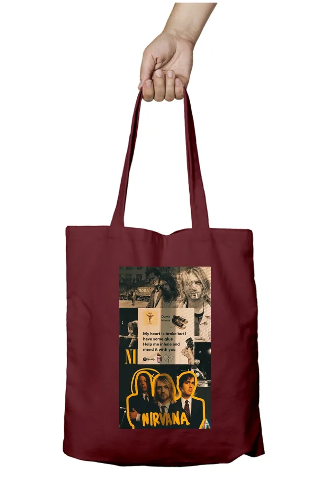 Nirvana Inspired Tote Bag