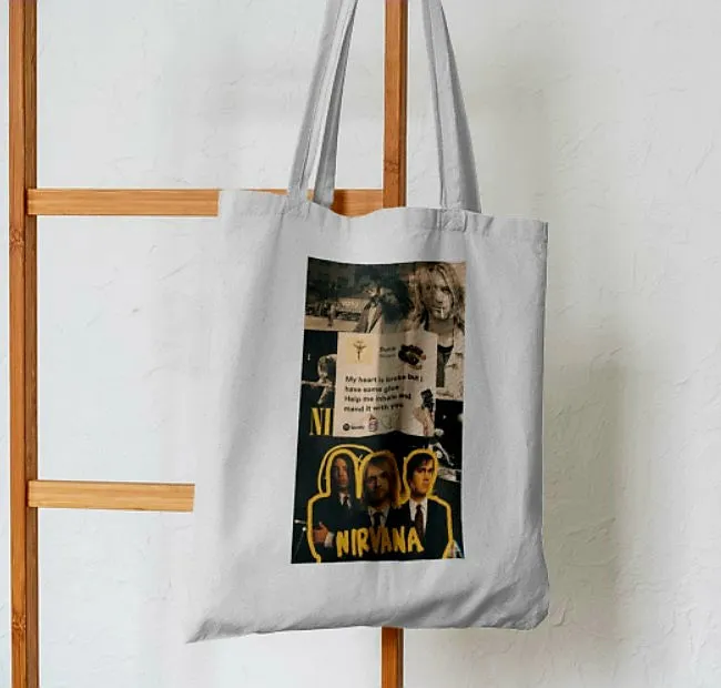 Nirvana Inspired Tote Bag