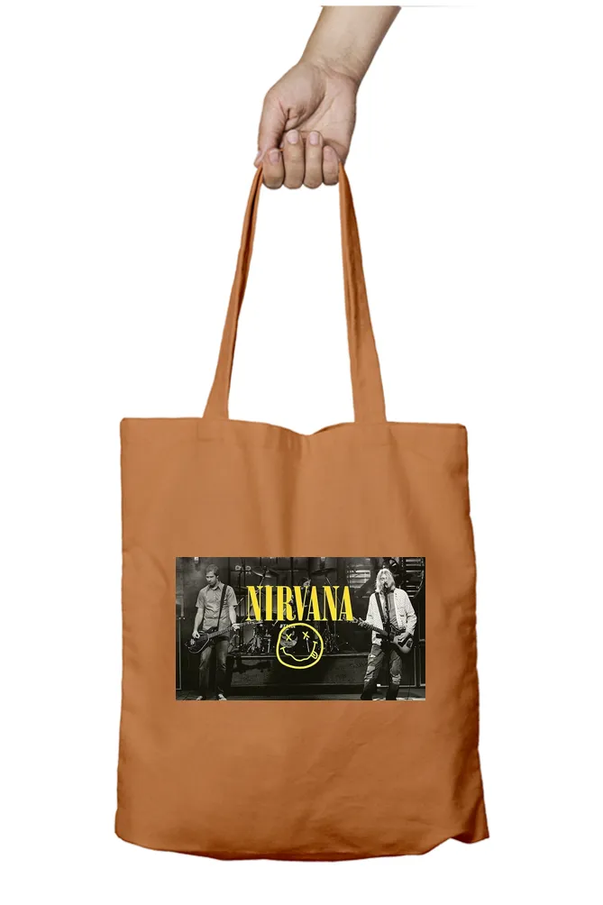 Nirvana Poster Tote Bag