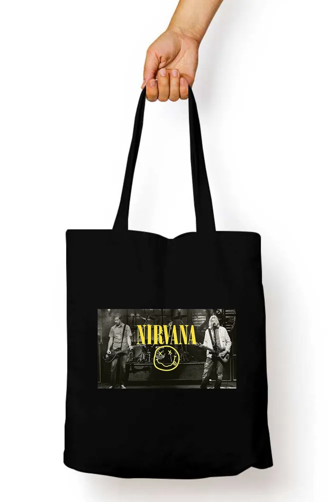 Nirvana Poster Tote Bag