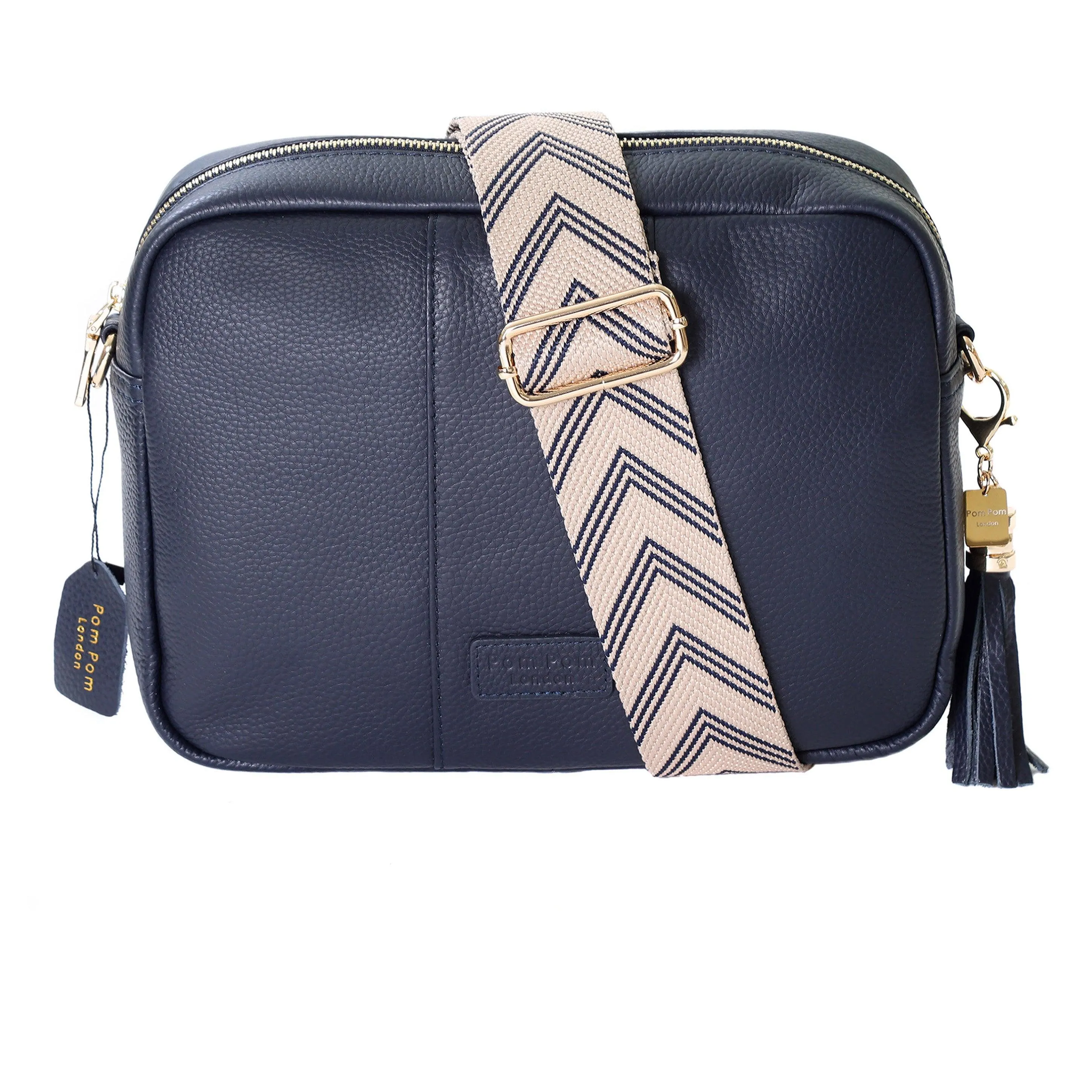 Pom Pom London City Plus Bag Navy