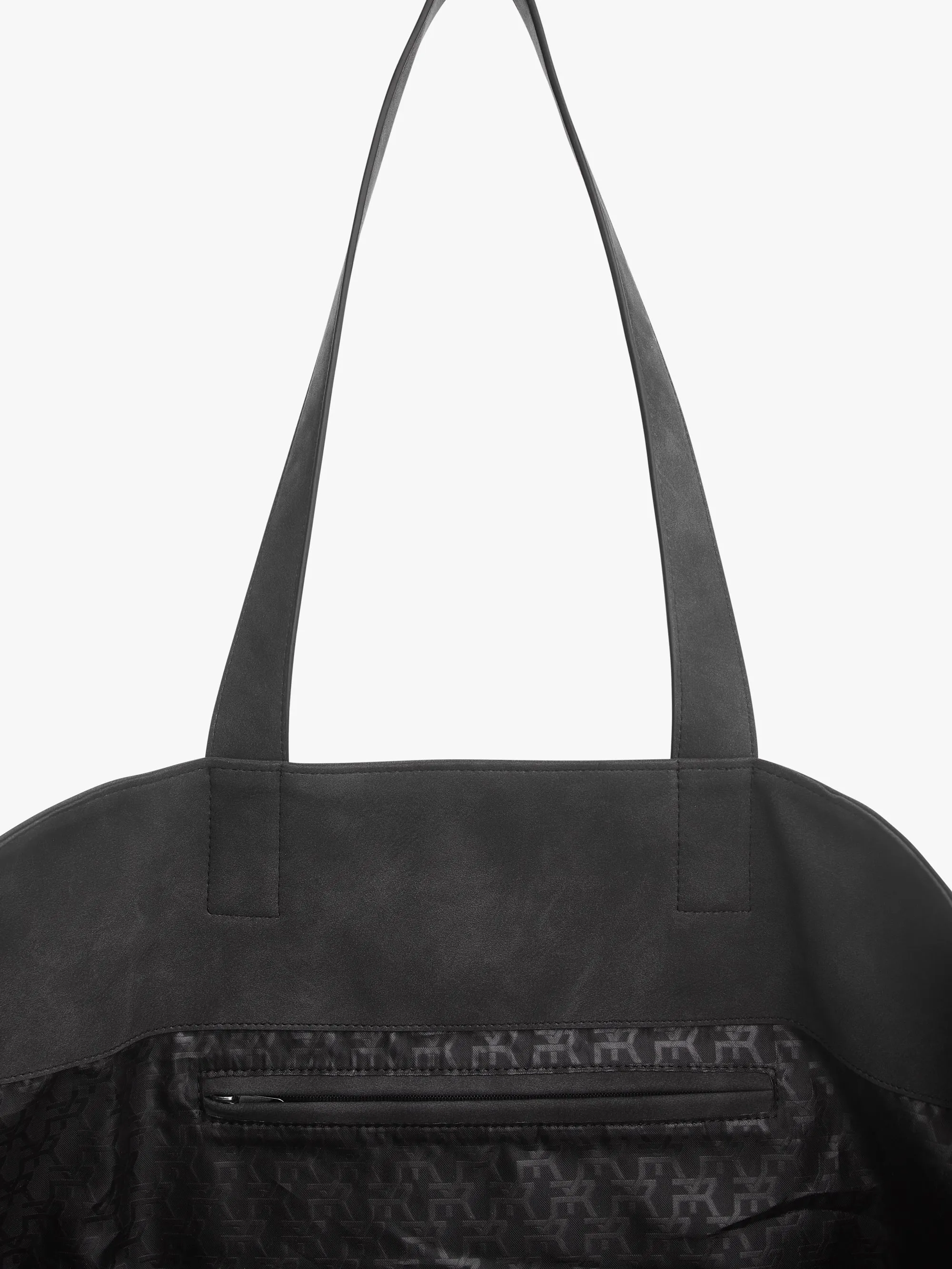 RETERNITY TOTE BAG - BLACK LEATHER