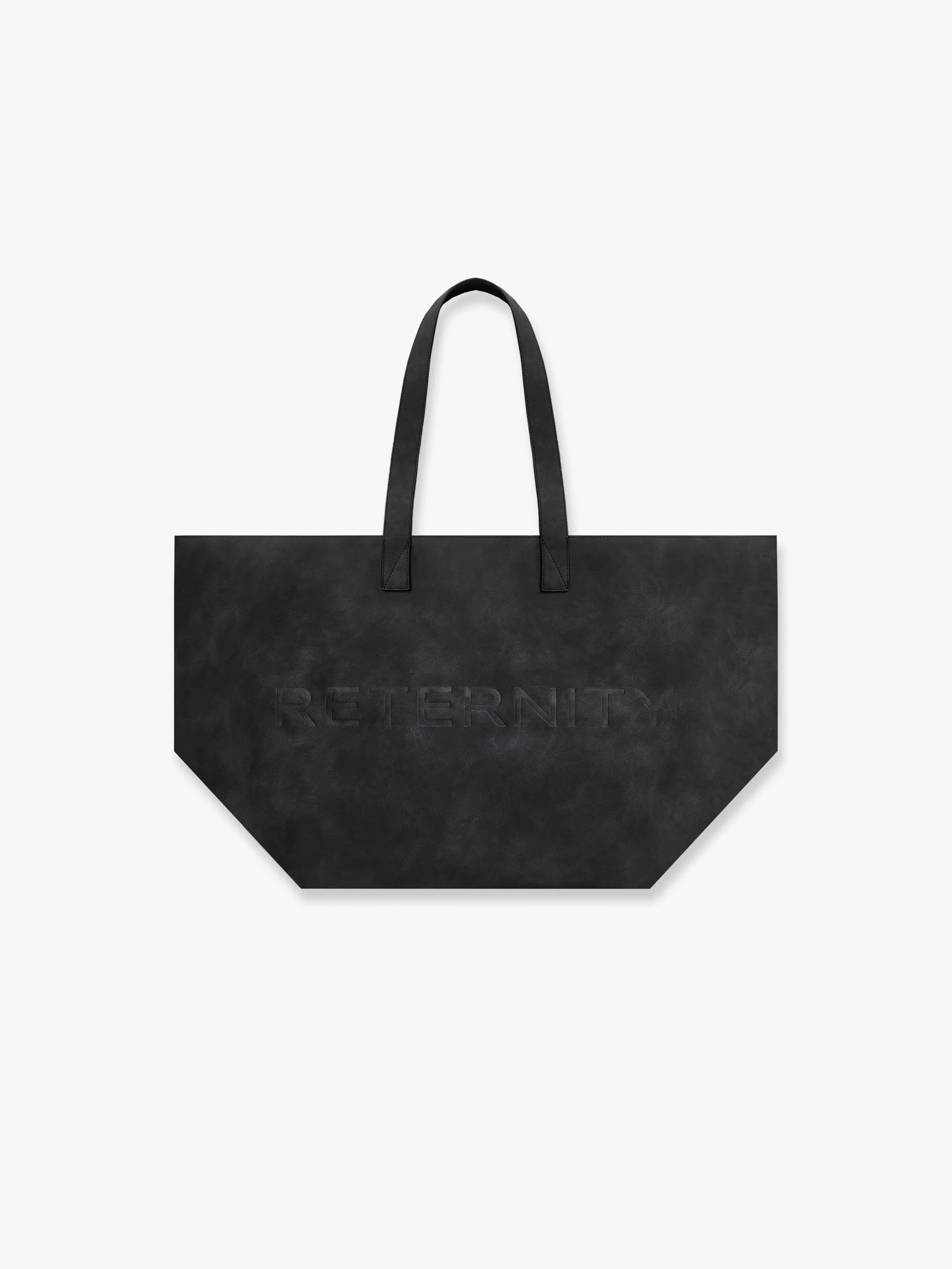 RETERNITY TOTE BAG - BLACK LEATHER