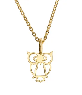 Samantha Faye Small Owl Pendant Necklace