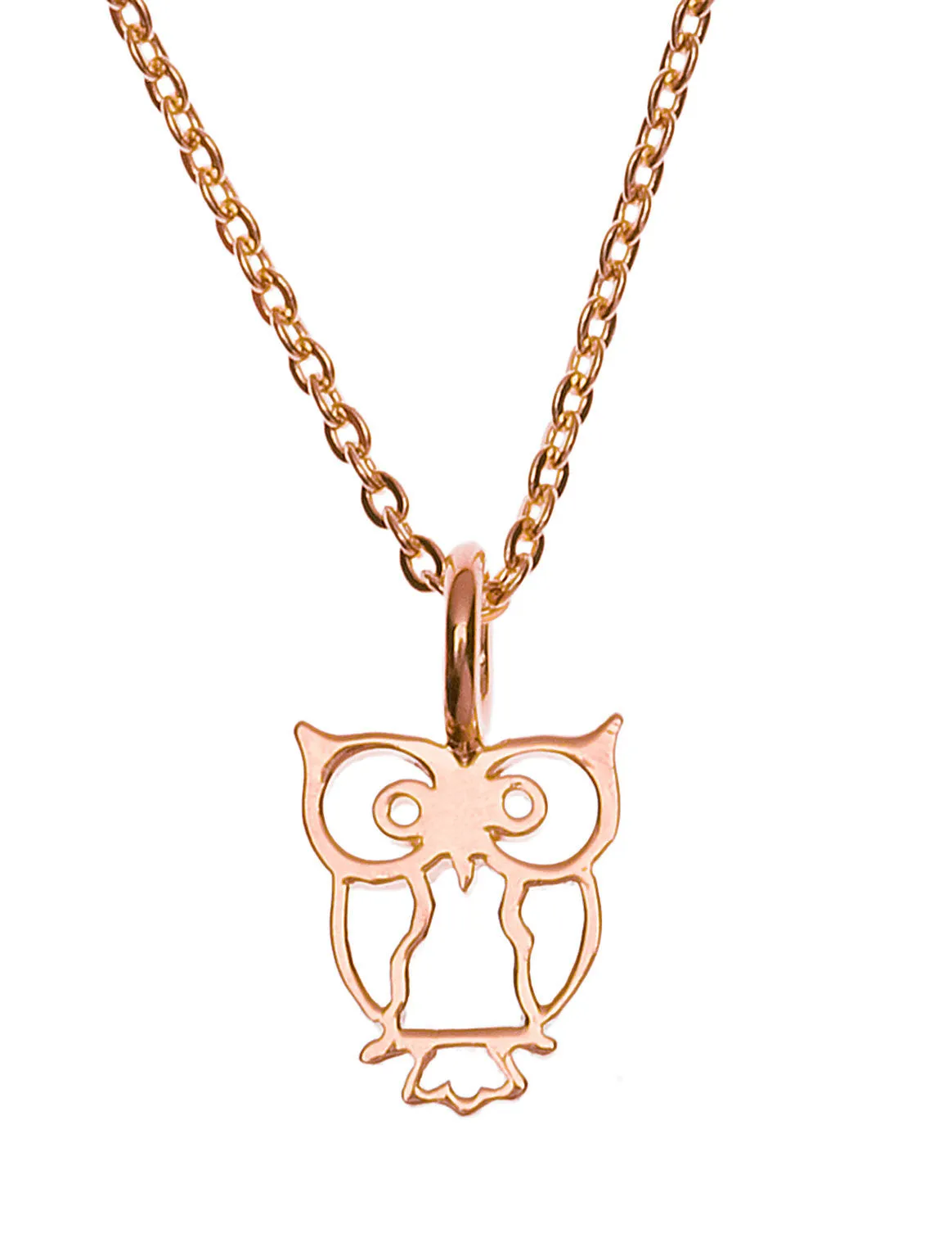 Samantha Faye Small Owl Pendant Necklace