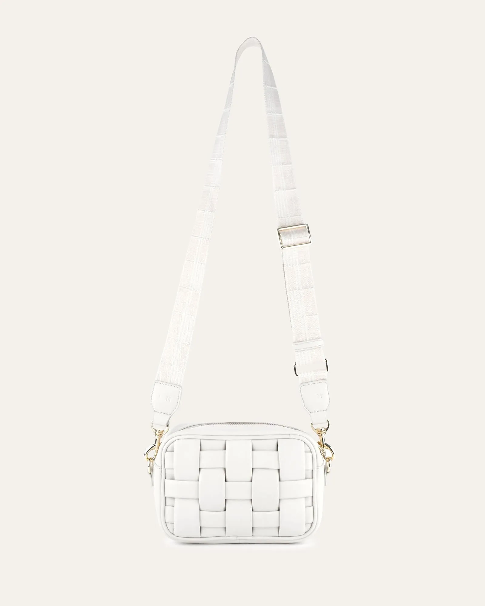 SCARLETT CROSS BODY BAG OFF WHITE LEATHER