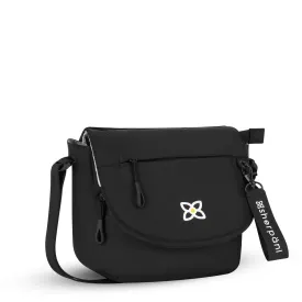 Sherpani Milli Crossbody Messenger Bag in Raven Black