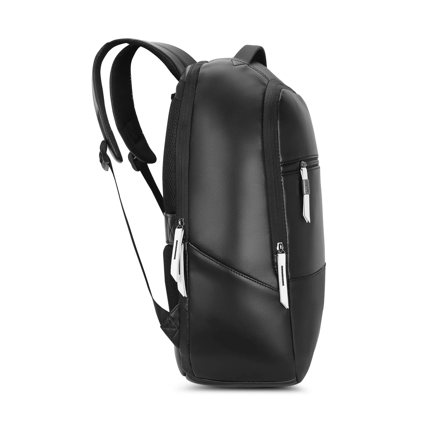 Skybags Ekoh Stylish Black Daypack – Versatile, Eco-Friendly Backpack for Travel and Daily Use