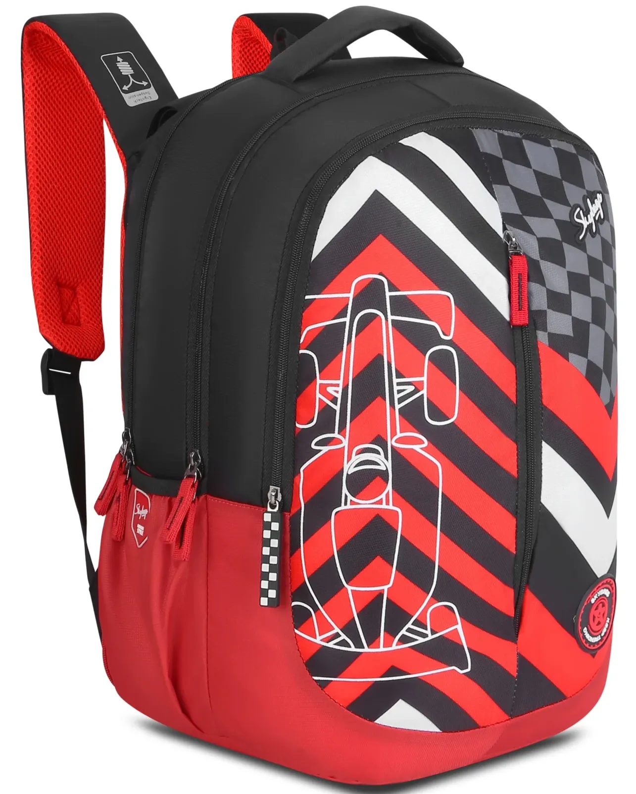 Skybags Klan Pro (Red Black )