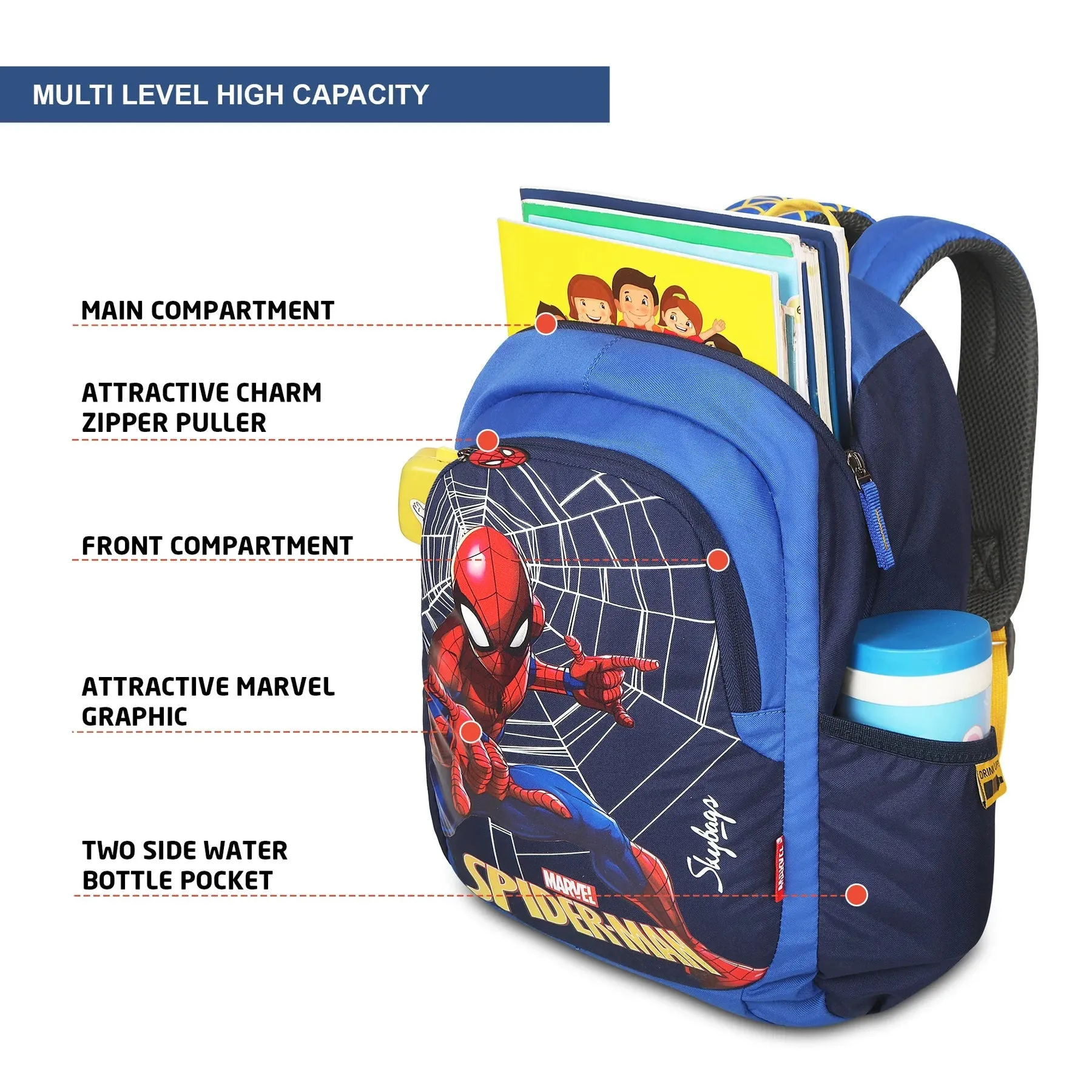 Skybags Marvel Champ 01 (Blue)