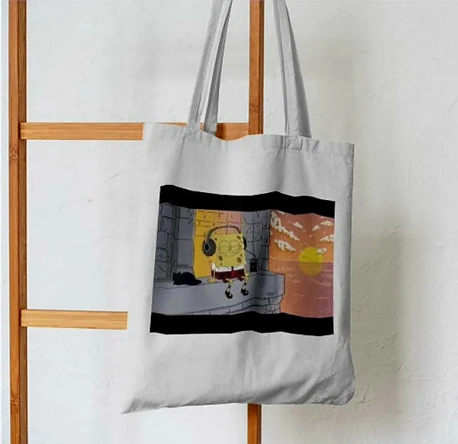 SpongeBob Pop Culture Tote Bag