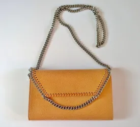 Stella McCartney Falabella Mini Shaggy Deer Silver Chain Bag