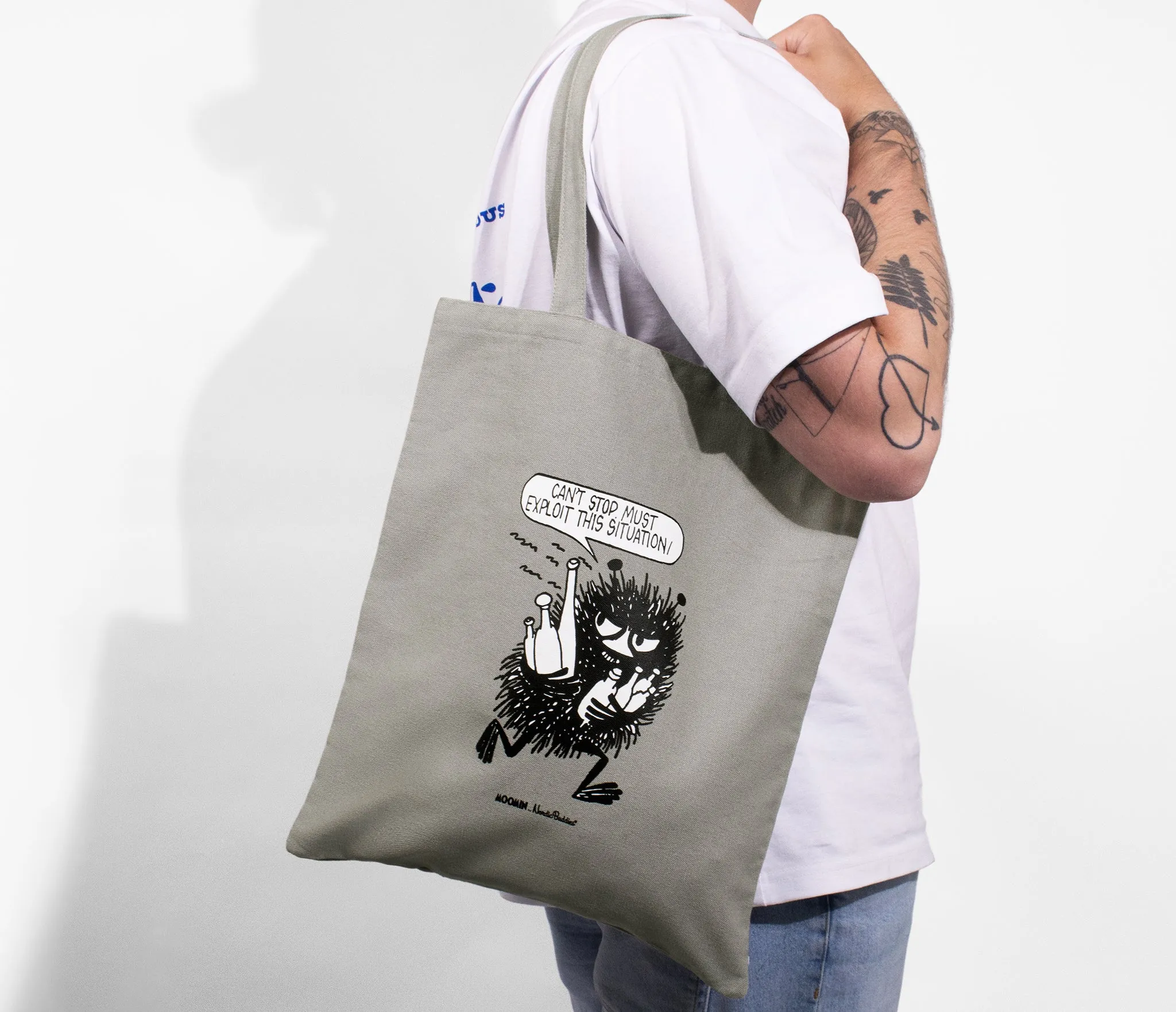 Stinky Tote Bag - Grey