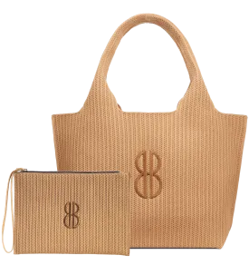 Sutton City Tote - Buckthorn Stripe Monogram - Large