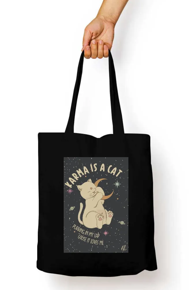 Taylor Swift Karma is a Cat Tote Bag