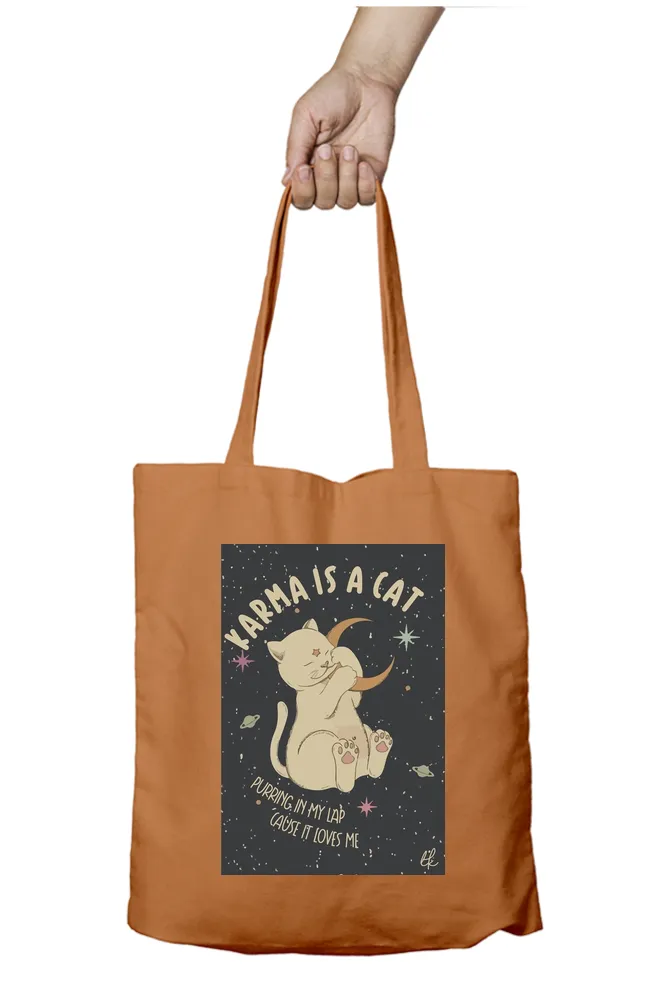 Taylor Swift Karma is a Cat Tote Bag