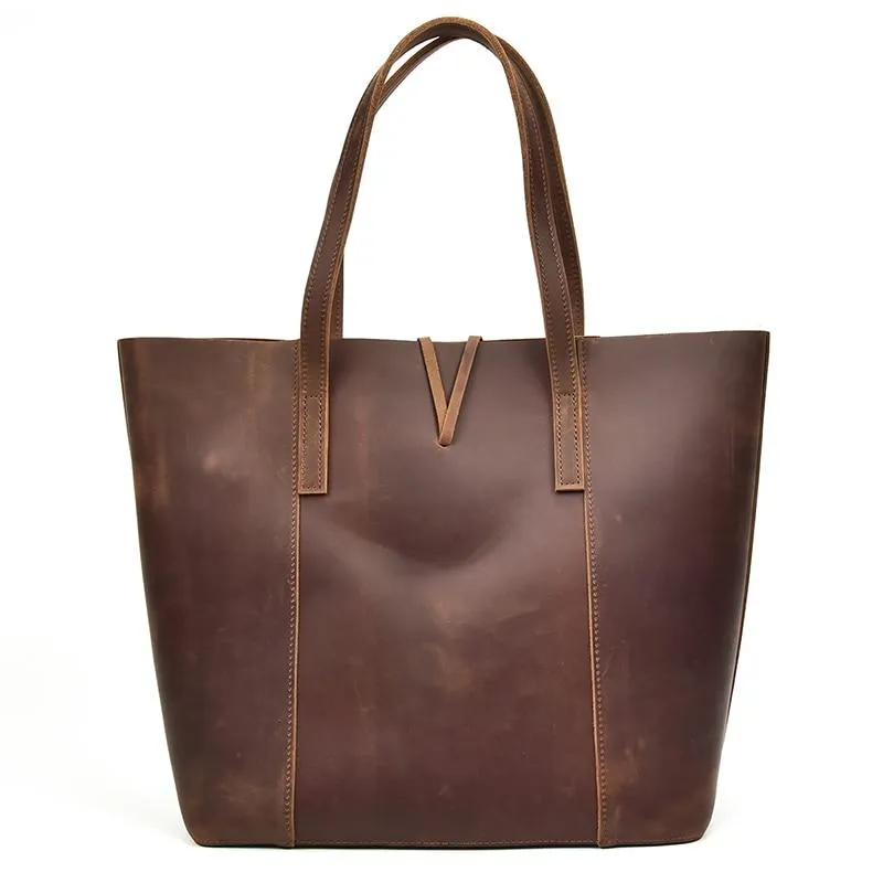 The Taavi Tote | Handcrafted Leather Tote Bag