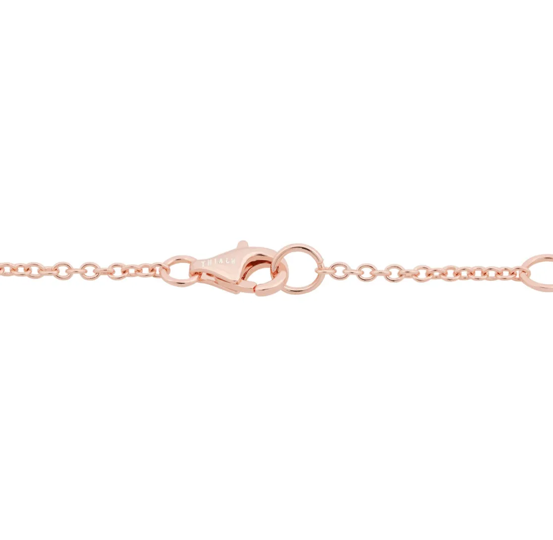 THIALH - Classic - Watery 18K Rose Gold plated Necklace