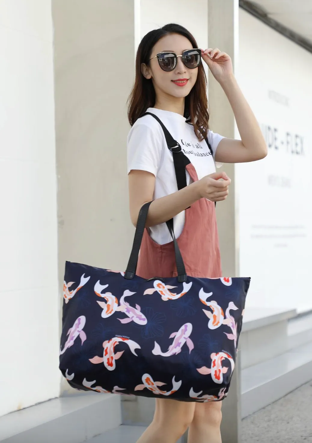 Tote Bag Tomoko Koi Navy