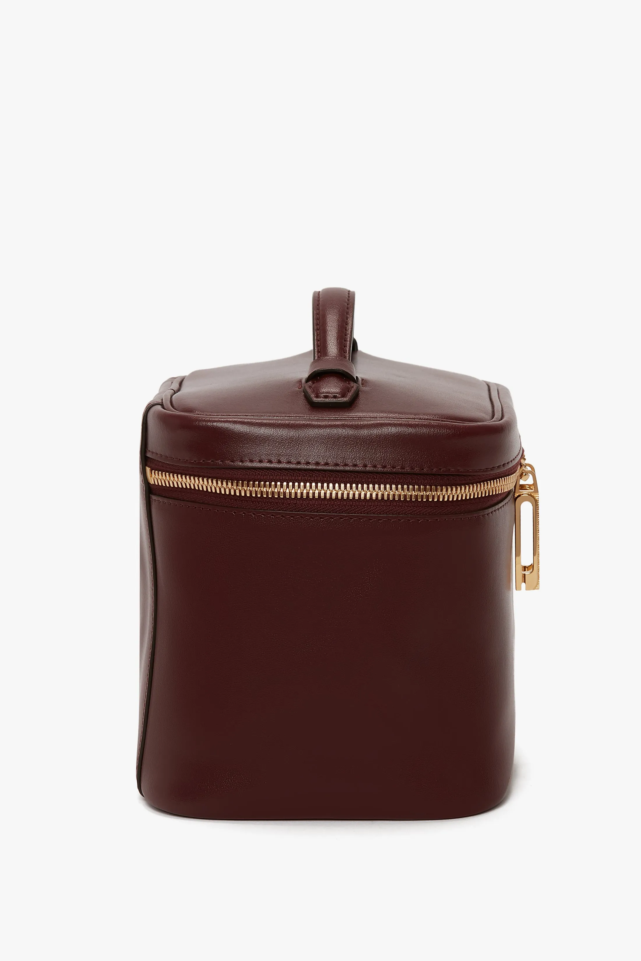 Vanity Crossbody Bag In Burgundy Leather