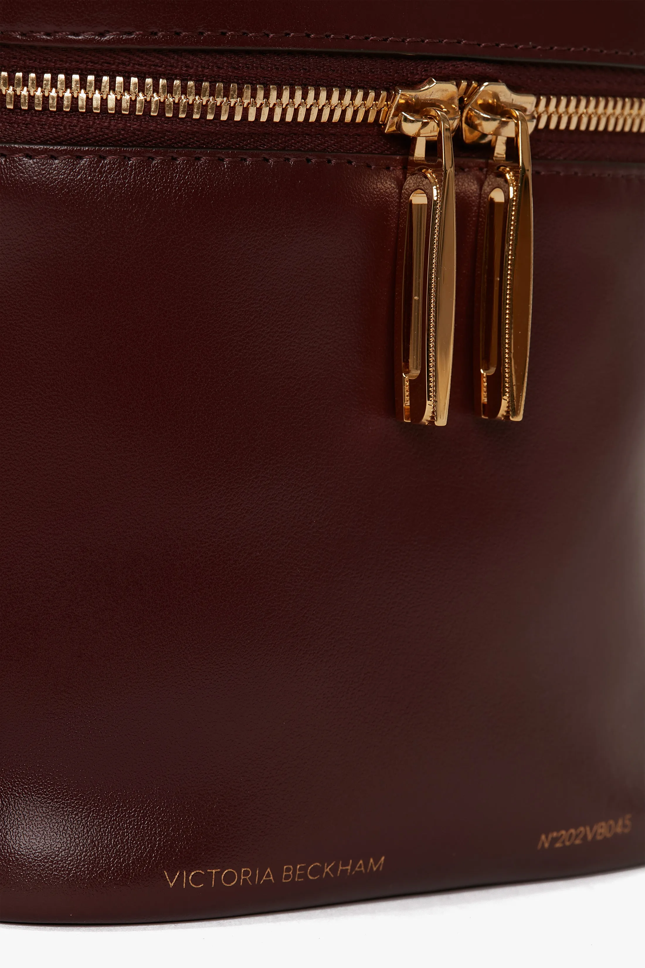 Vanity Crossbody Bag In Burgundy Leather