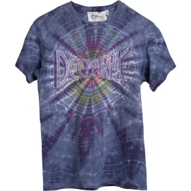 VINTAGE DEEP PURPLE TIE DYE TEE