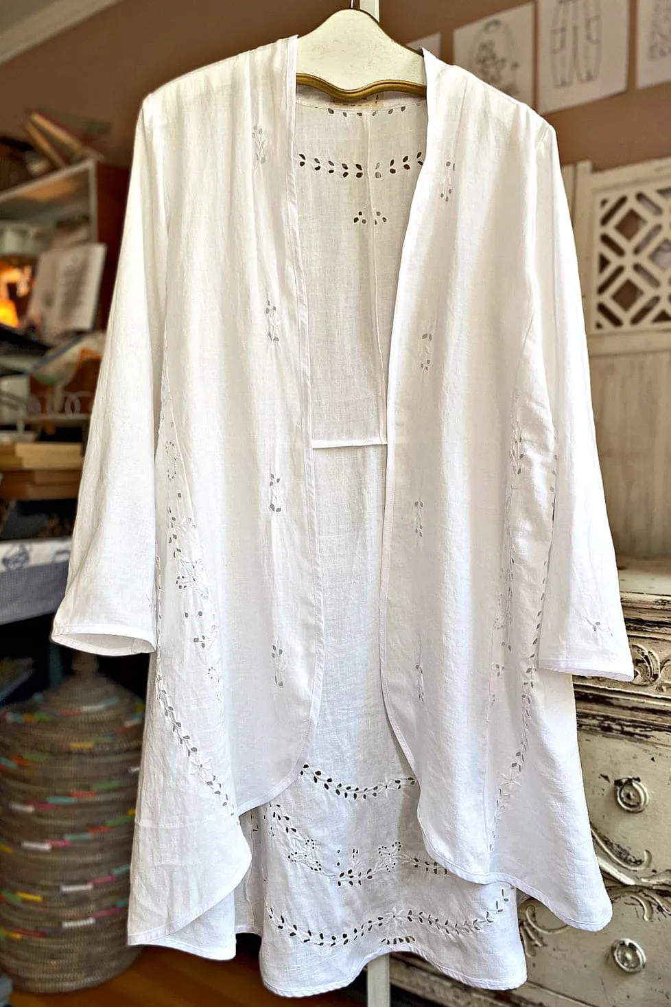 Vintage Tablecloth Fran Jacket