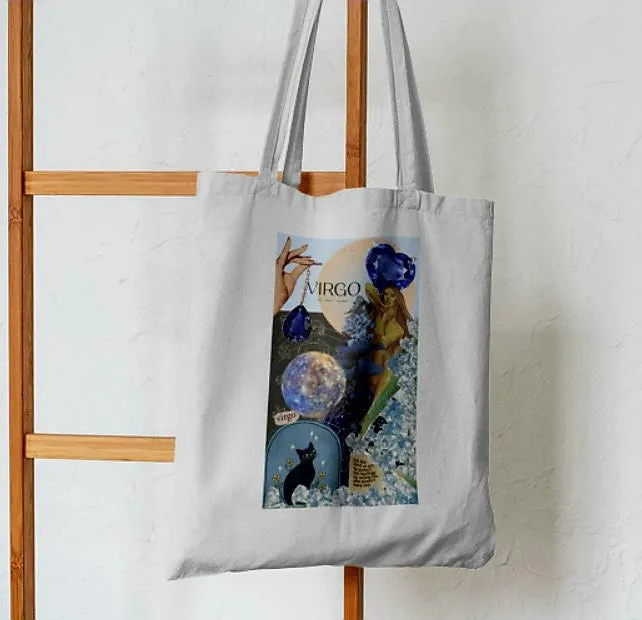 Virgo Zodiac Tote Bag