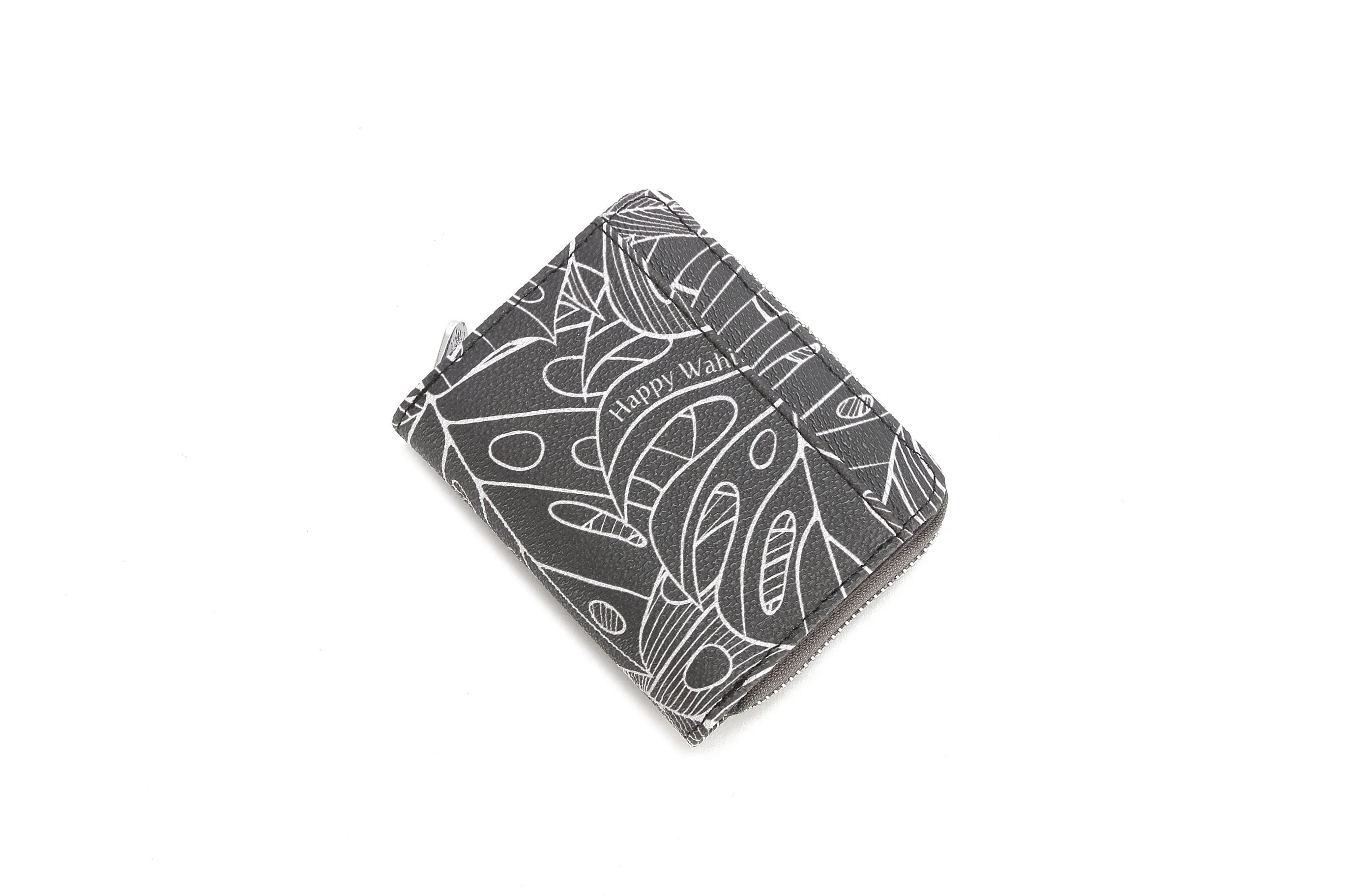 Wallet Meily Monstera Lines Grey