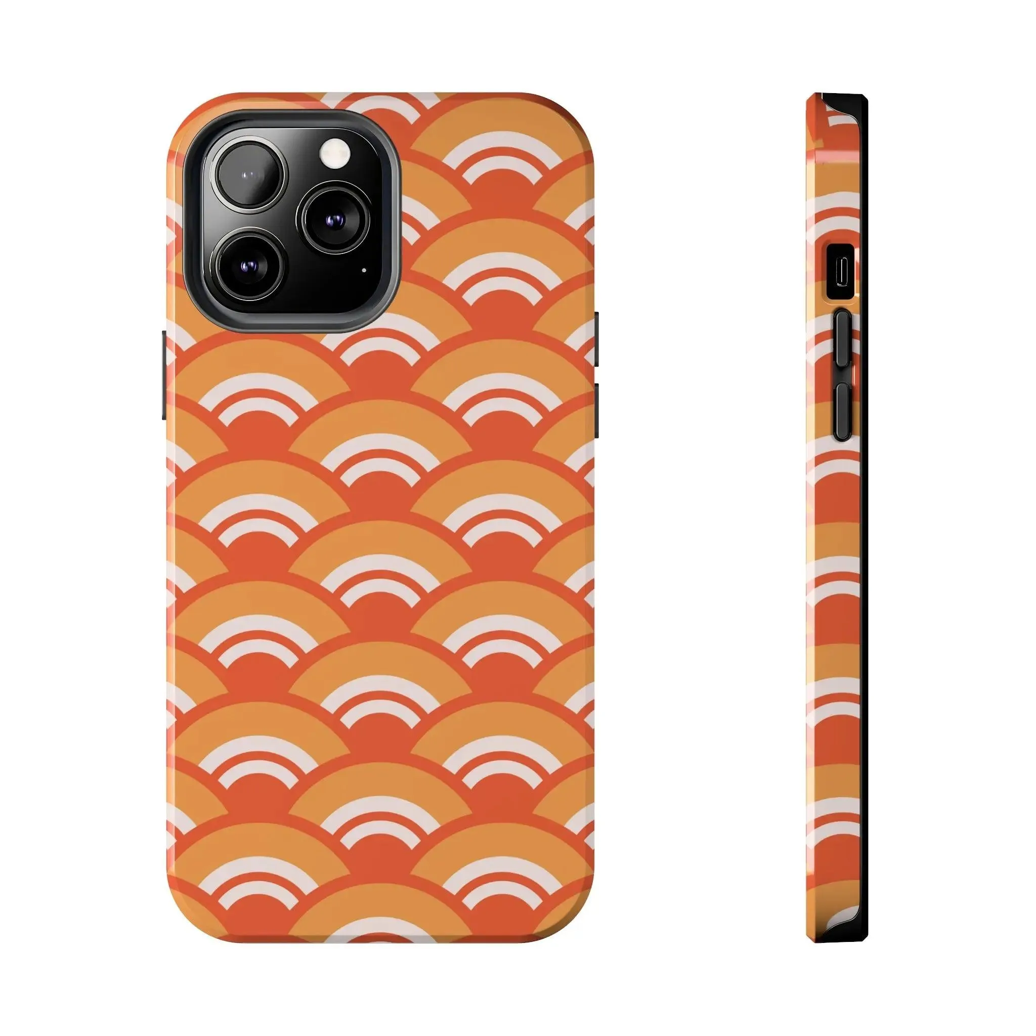 Wave Tide | Orange Abstract Case