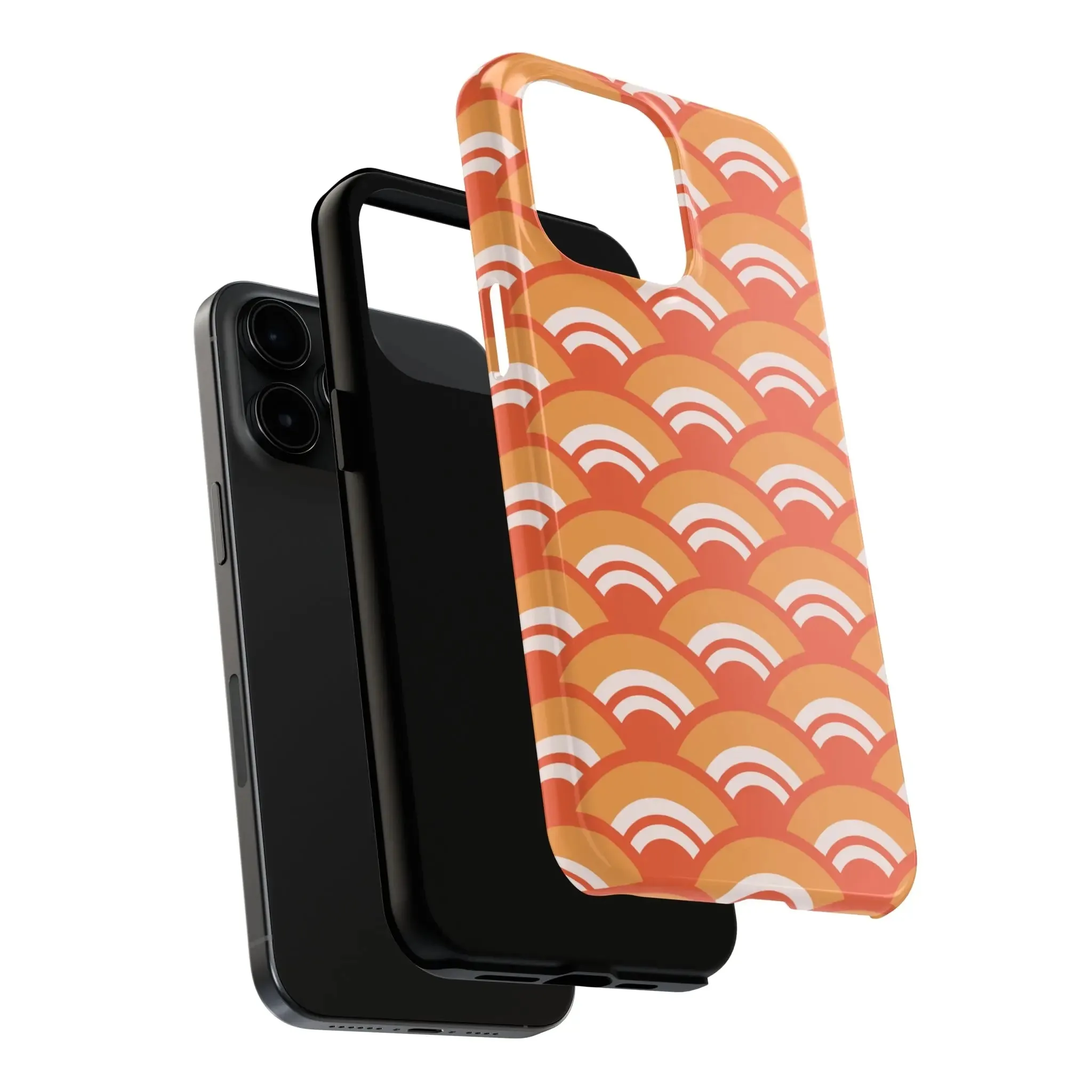 Wave Tide | Orange Abstract Case