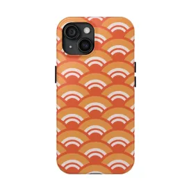 Wave Tide | Orange Abstract Case