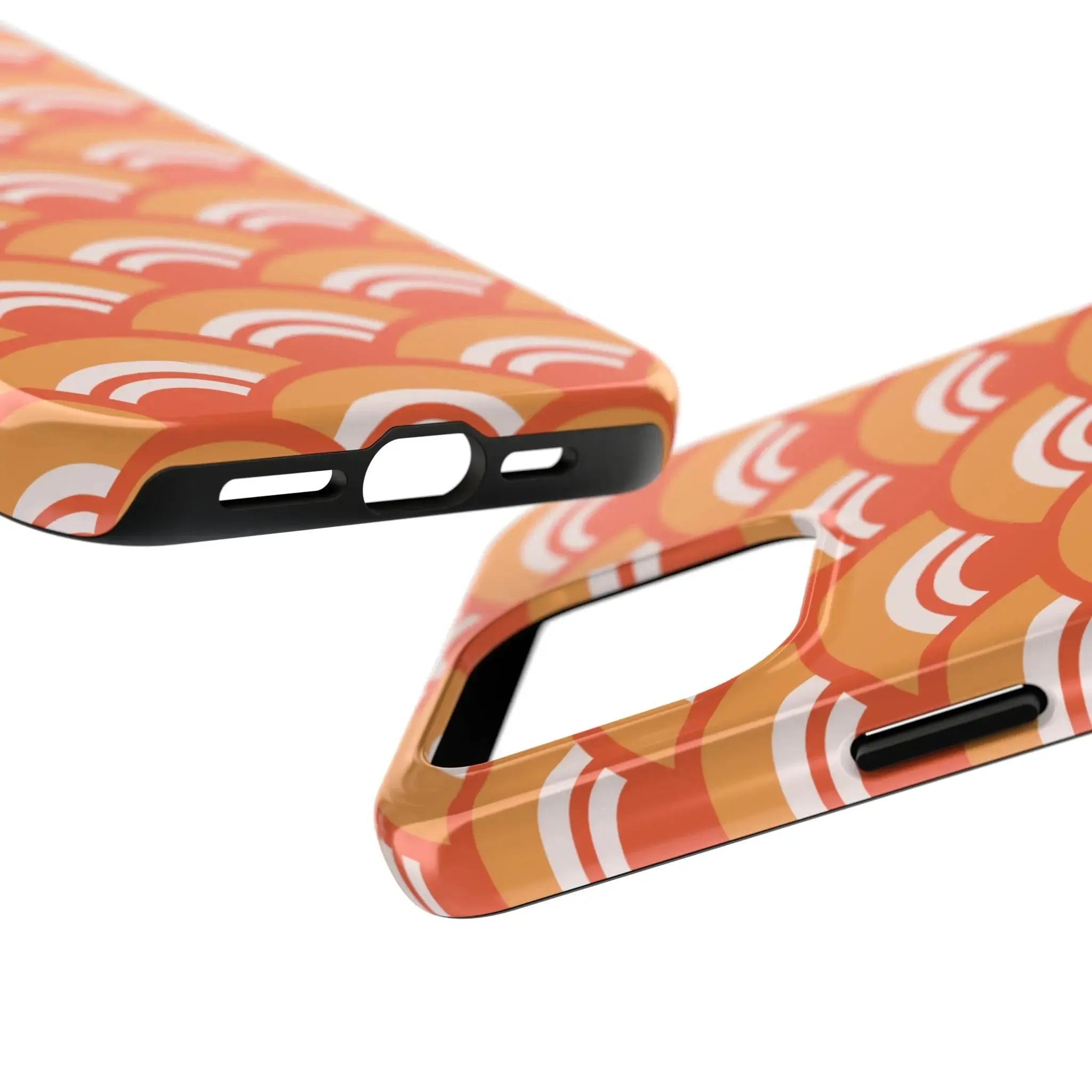 Wave Tide | Orange Abstract Case