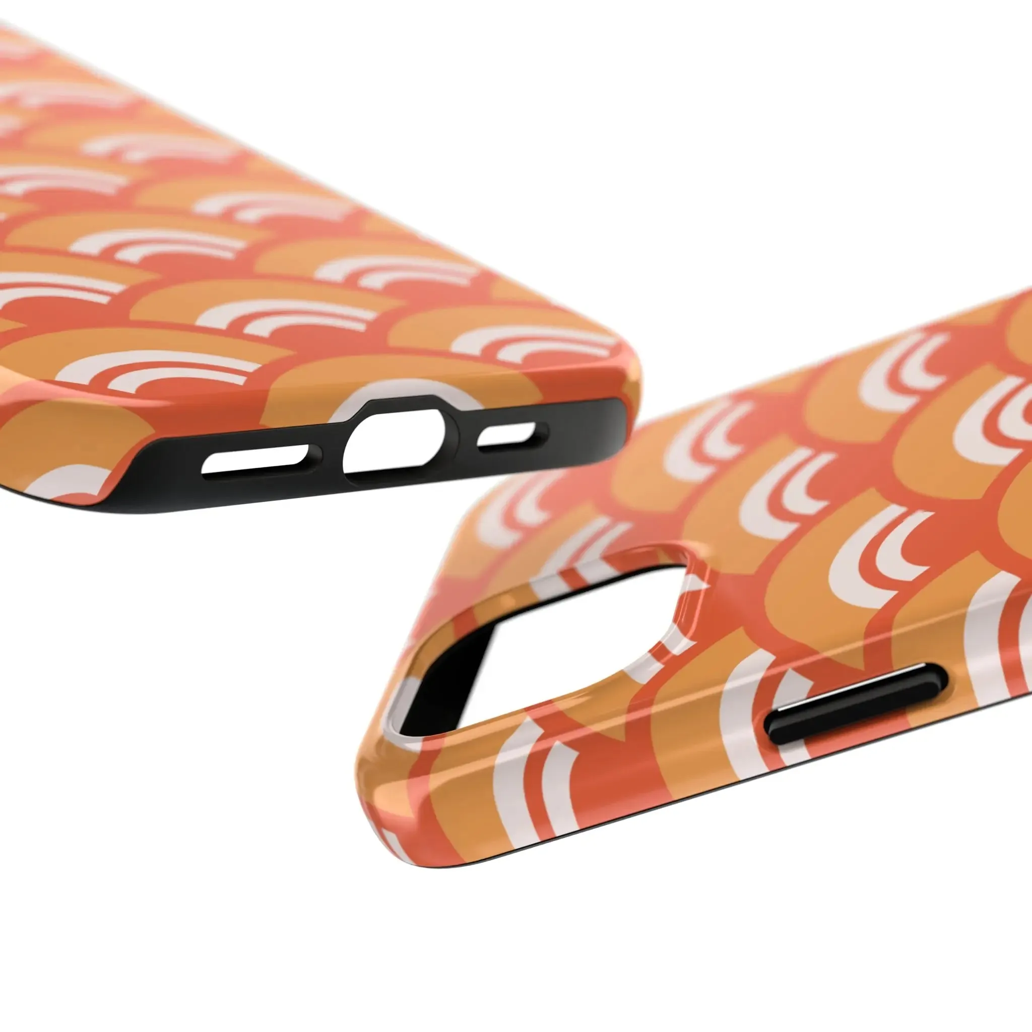 Wave Tide | Orange Abstract Case