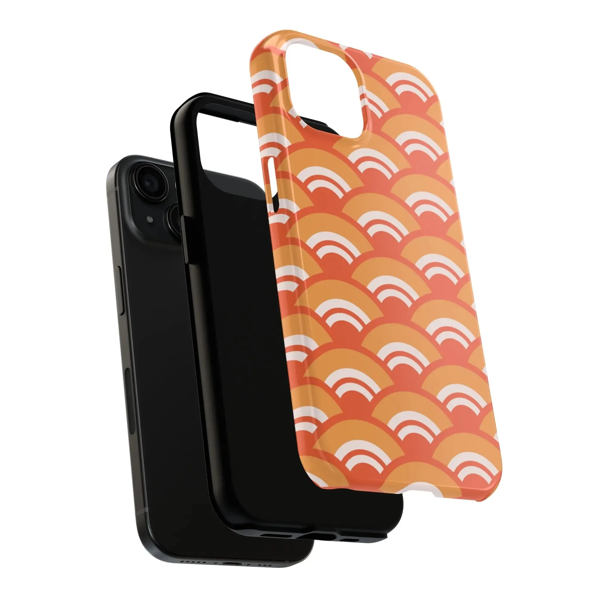 Wave Tide | Orange Abstract Case