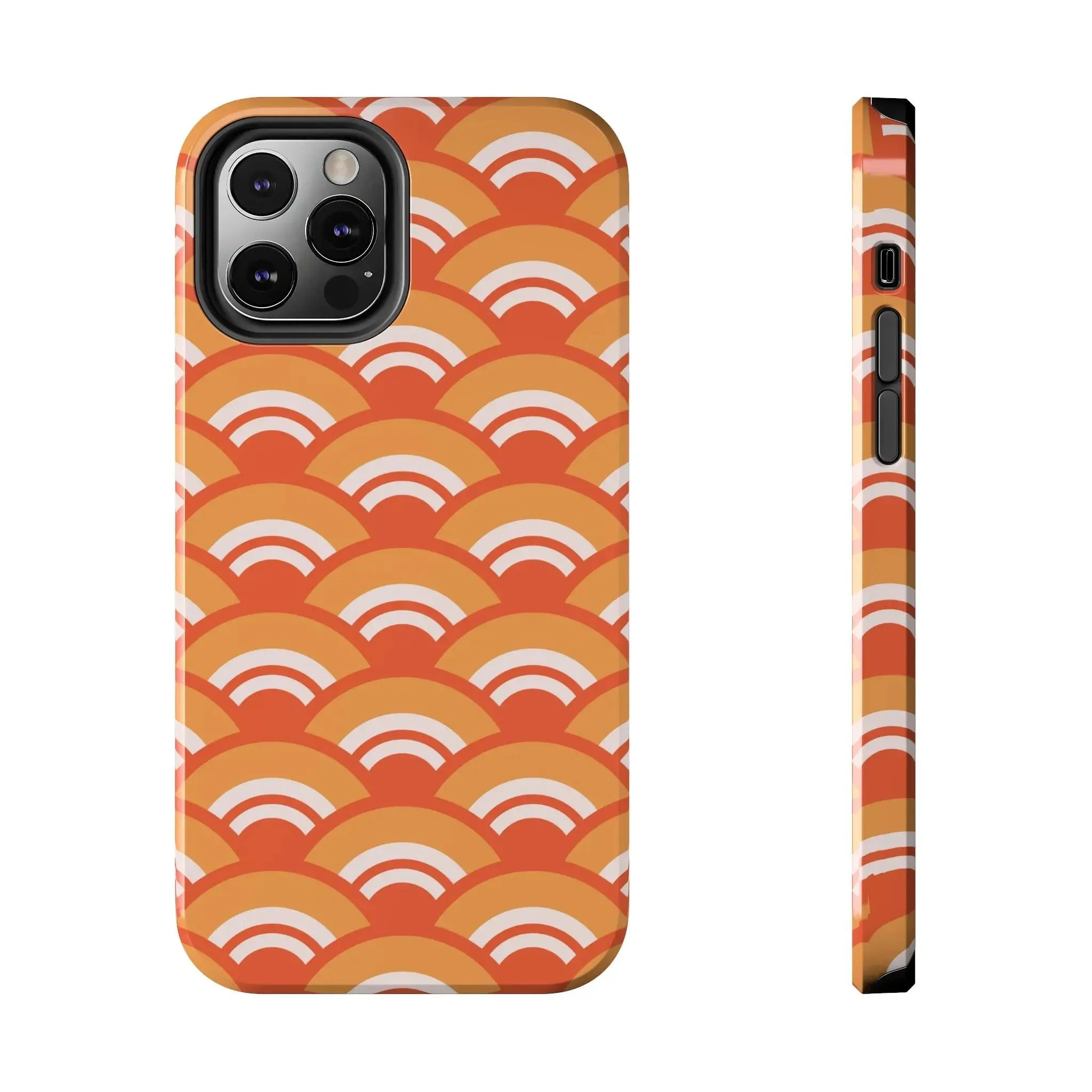 Wave Tide | Orange Abstract Case